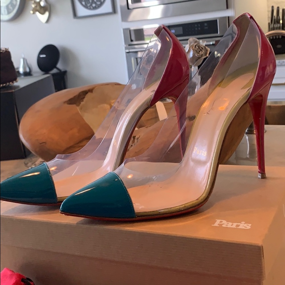 Christian Louboutin Debout 100 Patent/PVC